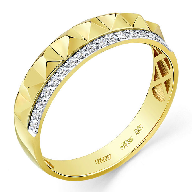 Кольцо, золото, бриллиант, 1-308784-00-00